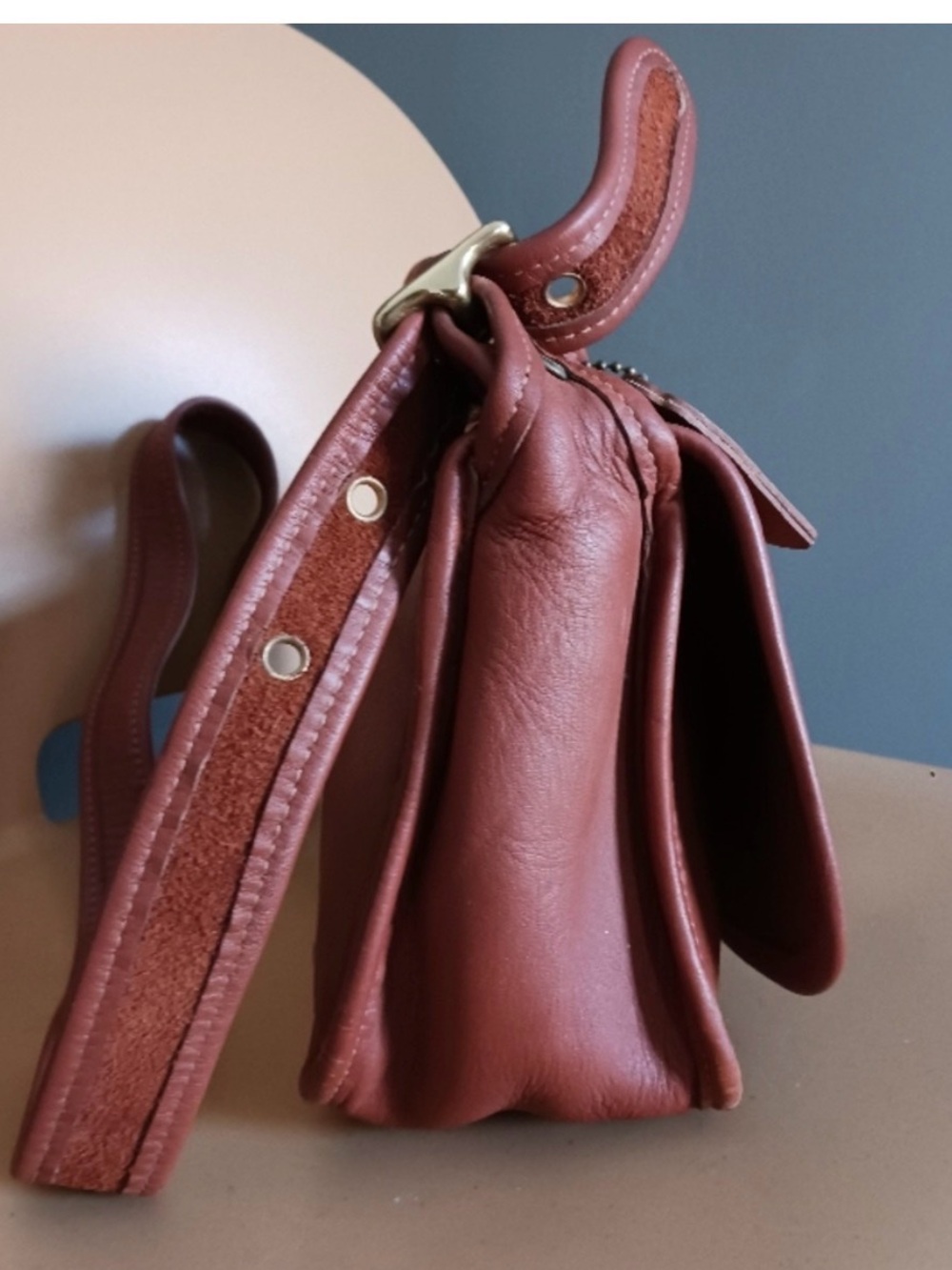 Rare Vintage Coach Leather Crossbody Trail Bag - Picture 7 of 12